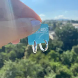 BRINCO PRATA ARGOLINHA LISA G