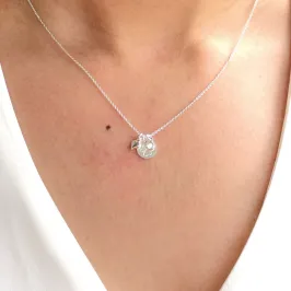 Gargantilha Prata Pet Coração