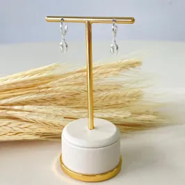 Brinco Prata Argolinha Concha Buzios