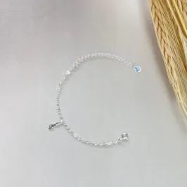 Pulseira Prata Infantil Figa