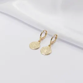 BRINCO DOURADO ARGOLINHA CLICK ORAÇÃO DO PAI NOSSO