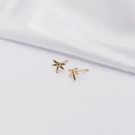 BRINCO DOURADO LIBÉLULA