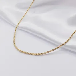 GARGANTILHA DOURADA CHOKER CORDÃO BAIANO FINO 35CM