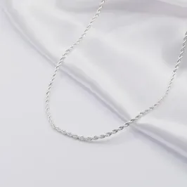 GARGANTILHA PRATA CHOKER CORDÃO BAIANO FINO 35CM