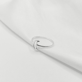 ANEL PRATA LUA VAZADA