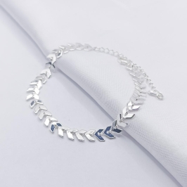 PULSEIRA PRATA ESCAMA DE PEIXE