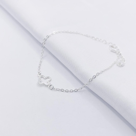 PULSEIRA PRATA INSPIRAÇÃO TREVO VAN CLEEF