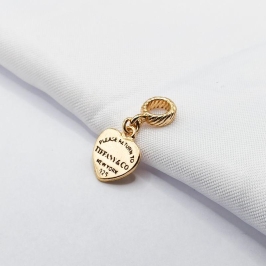 BERLOQUE DOURADO CORAÇÃO TIFFANY & CO