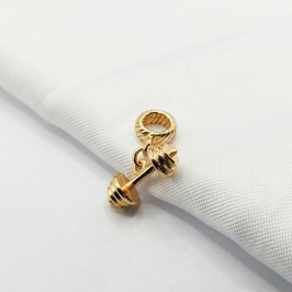 BERLOQUE DOURADO PESO BARRA