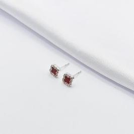 BRINCO PRATA INSPIRAÇÃO TREVO VAN CLEEF VINHO M