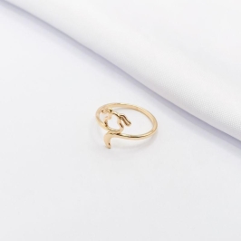 ANEL DOURADO CACHORRINHO