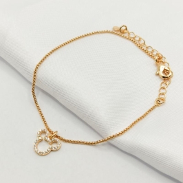 PULSEIRA DOURADA MINNIE MOUSE