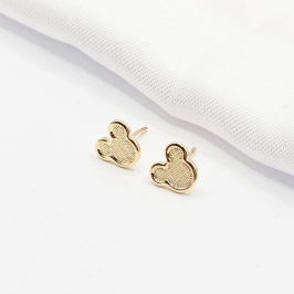 BRINCO DOURADO MICKEY MOUSE
