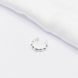PIERCING FAKE PRATA BOLINHA