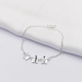 PULSEIRA PRATA ESTRELAS