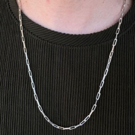 CORRENTE CARTIER PRATA 925 60CM 3,2MM