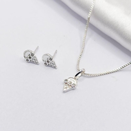 CONJUNTO PRATA SORVETE