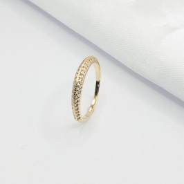 ANEL DOURADO MEIA ALIANÇA