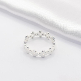 ANEL PRATA ELO TREVOS