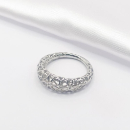 ANEL RÓDIO FLOR VAZADA