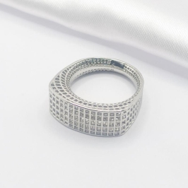 ANEL RÓDIO QUADRADO VAZADO