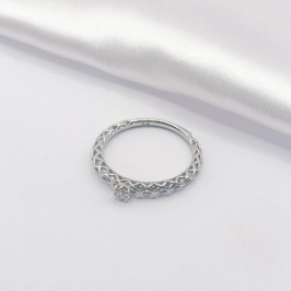 ANEL RÓDIO RENDADO PONTO DE LUZ P