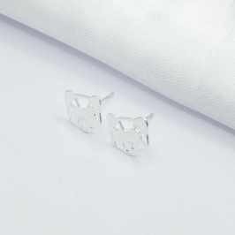 BRINCO ´PRATA FACE DE URSO VASADA