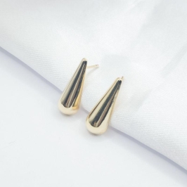 BRINCO DOURADO GOTA RETA