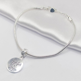 PULSEIRA PRATA MEDALHA 