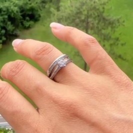 ANEL RÓDIO PONTO DE LUZ COM ZIRCÔNIAS