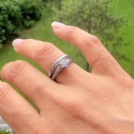 ANEL RÓDIO PONTO DE LUZ COM ZIRCÔNIAS