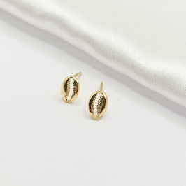 BRINCO DOURADO BÚZIOS LISO