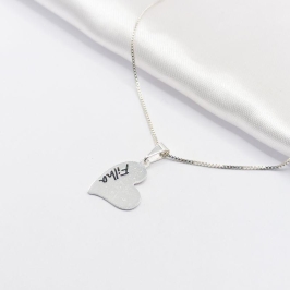 GARGANTILHA PRATA CORAÇÃO 