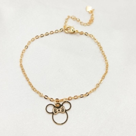 PULSEIRA DOURADA FIO MINNIE