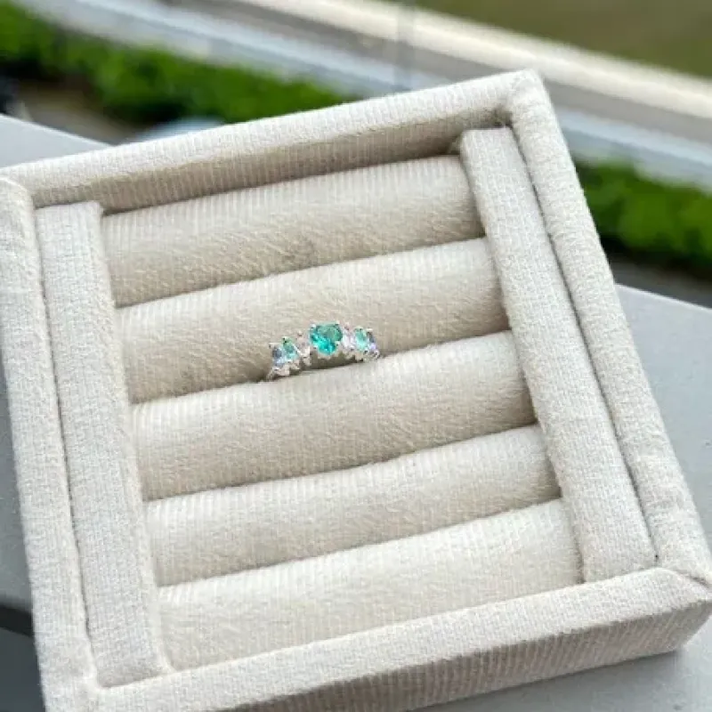 ANEL PRATA  COM ZIRCONIAS COLORIDAS