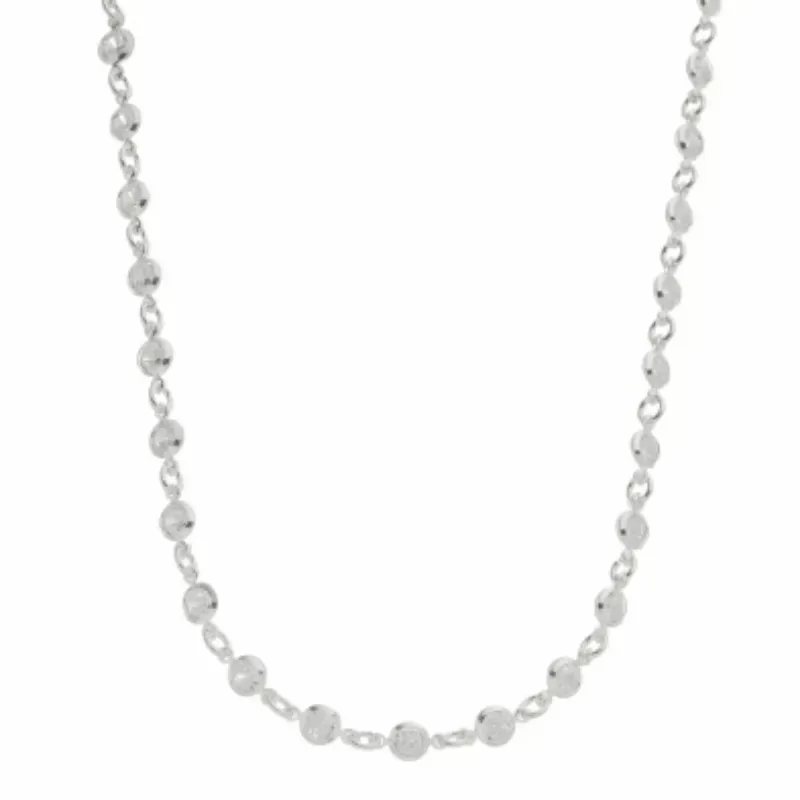 Gargantilha Choker Zircônia Banhado a Prata 925 Hipoalérgica