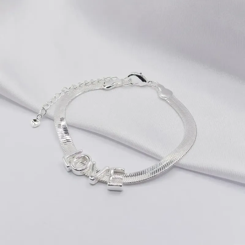 PULSEIRA PRATA FITA LOVE
