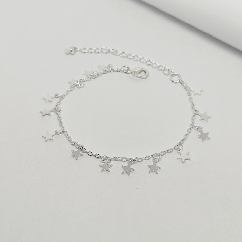 PULSEIRA PRATA ESTRELINHAS
