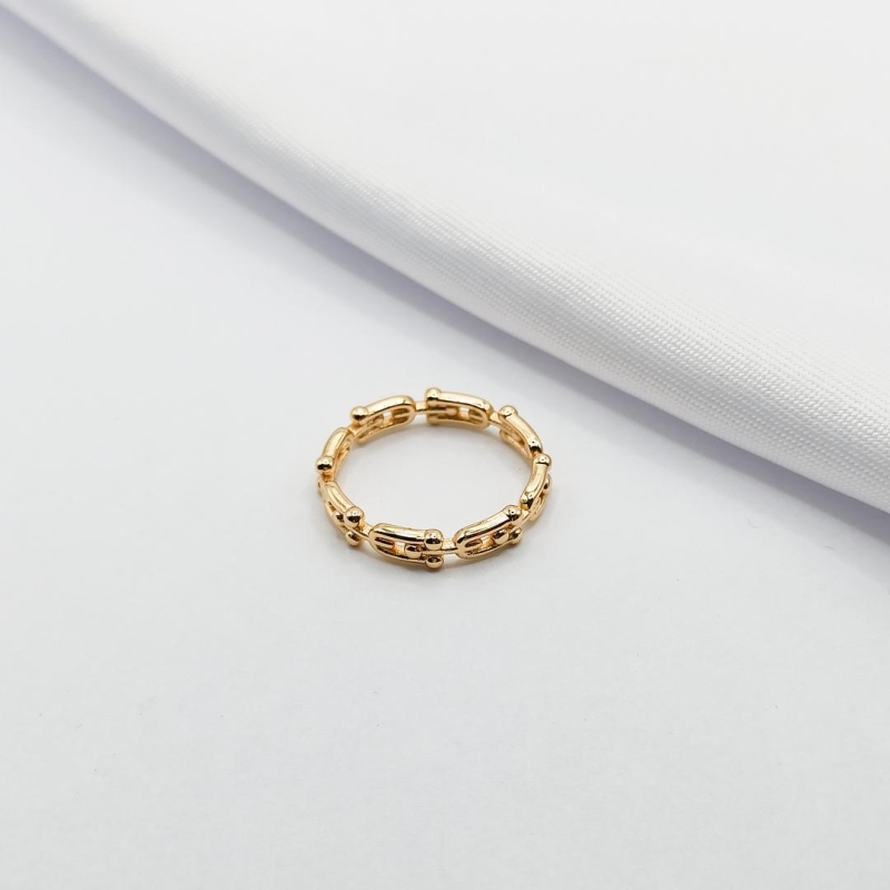 ANEL DOURADO INSPIRAÇÃO TIFFANY