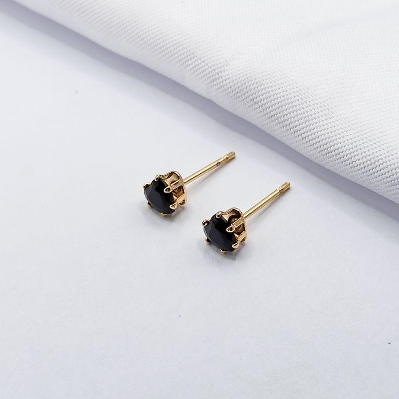 BRINCO DOURADO CORAÇÃO BLACK M