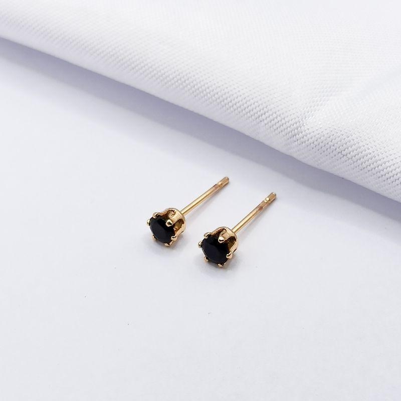 BRINCO DOURADO PONTO DE LUZ BLACK M