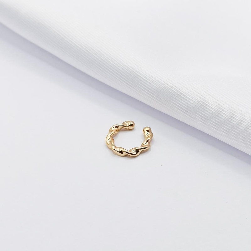 PIERCING FAKE DOURADO TORCIDO