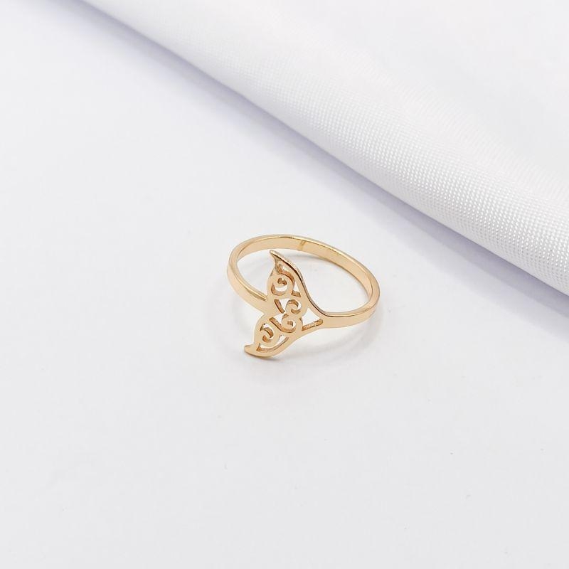ANEL DOURADO CAUDA DE SEREIA