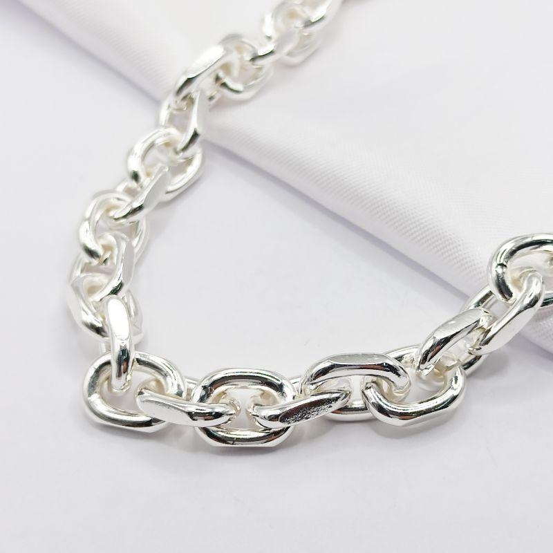 GARGANTILHA PRATA CHOKER ELO CARTIER ROBUSTO