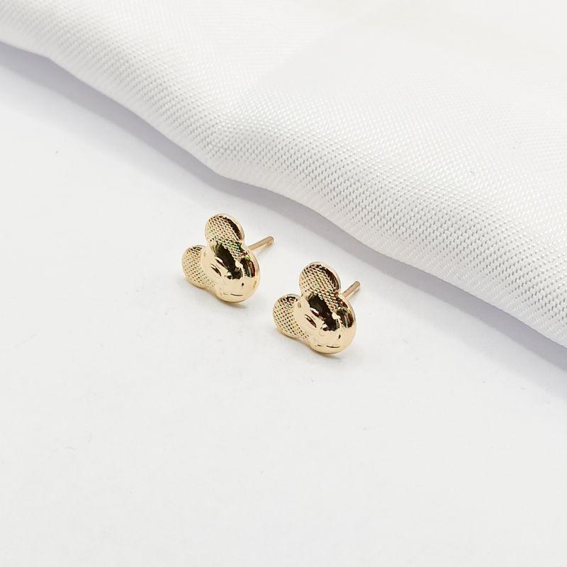 BRINCO DOURADO MICKEY MOUSE DETALHADO