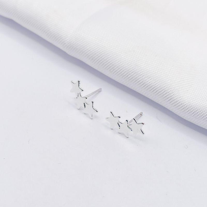 BRINCO PRATA EAR CUFF ESTRELAS