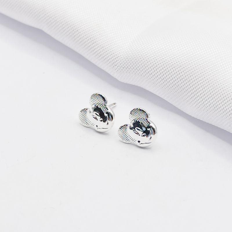 BRINCO PRATA MICKEY MOUSE DETALHADO