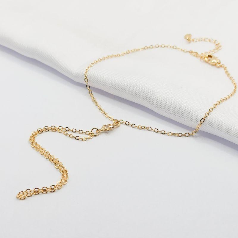 PULSEIRA DOURADA DE MÃO COM ESTRELA CRISTAL