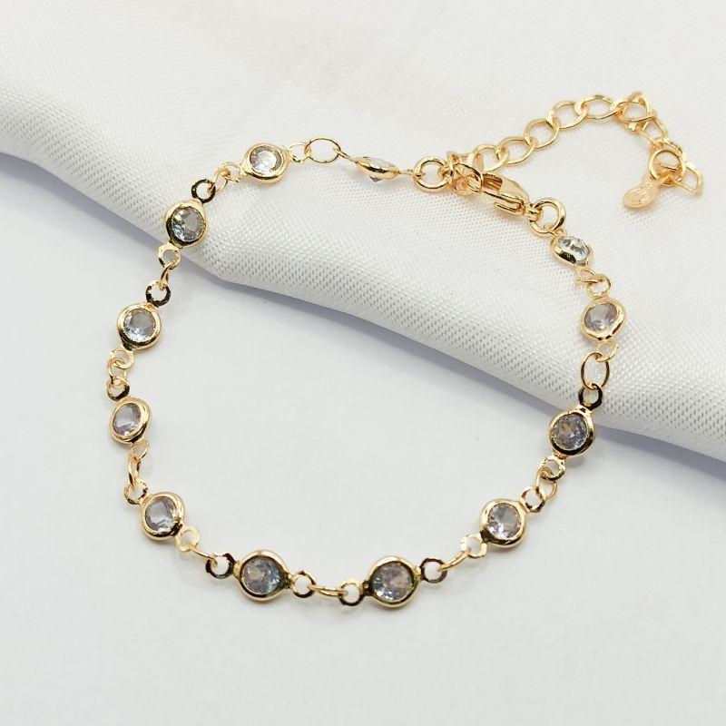 PULSEIRA DOURADA PONTOS DE LUZ