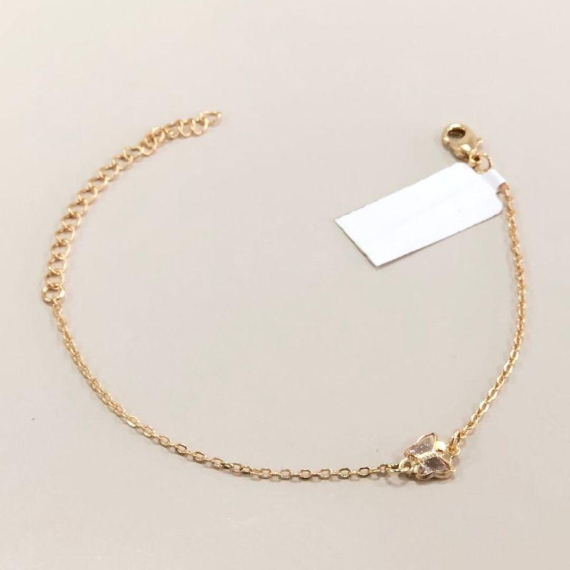 PULSEIRA DOURADA BORBOLETA